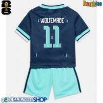 Maglie da calcio Germania Nick Woltemade #11 Seconda Maglia Bambino Mondiali 2026  Manica Corta + Pantaloni corti)